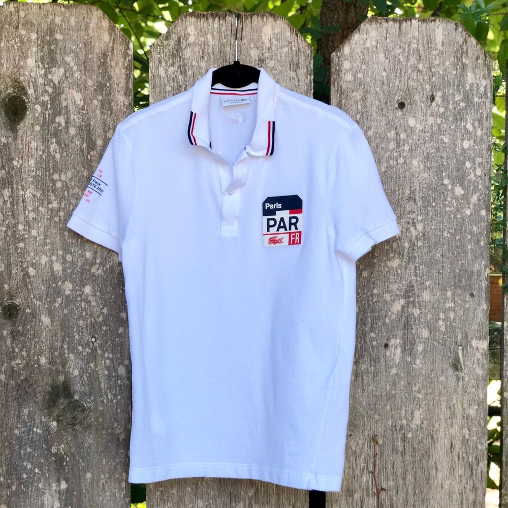 New Lacoste White Polo / XSmall